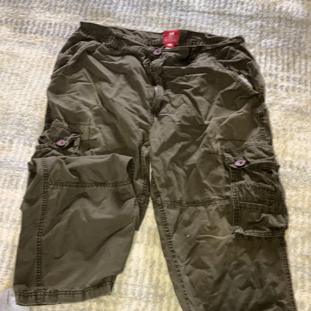 Men Pants Army Green